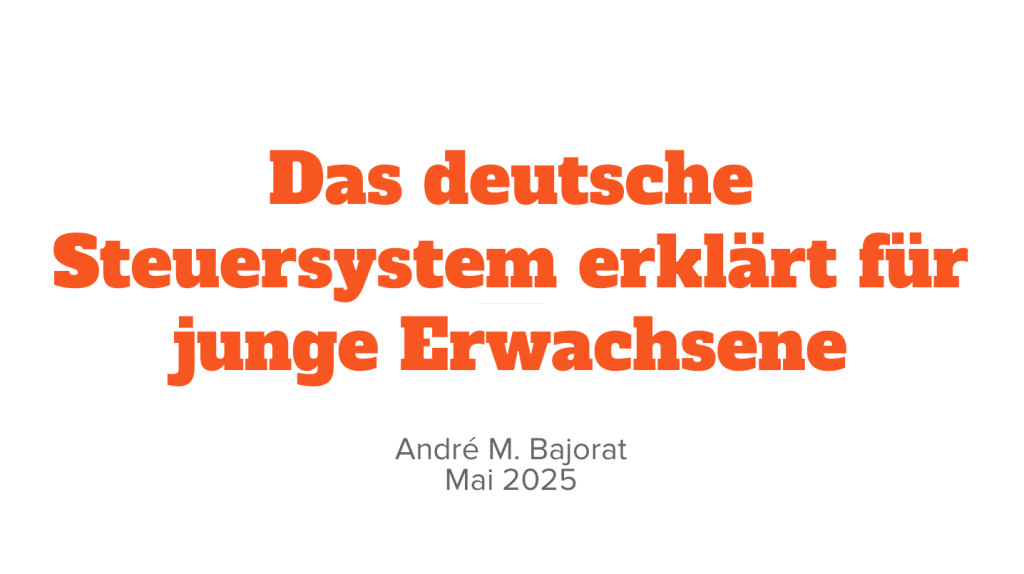 Das deutsche Steuersystem